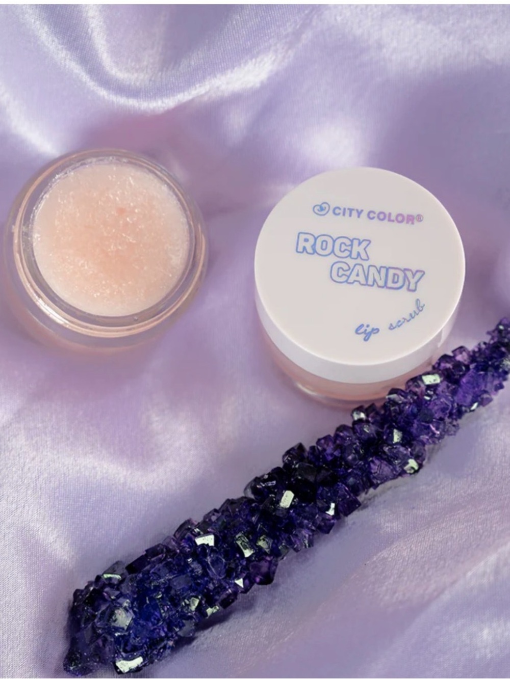 CITY COLOR Rock Candy Lip Scrub Clear Scrub Formulation Lip Scrub Type
